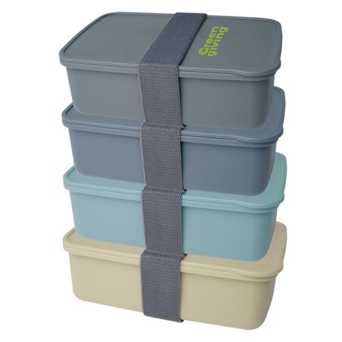 Lunchbox gerecycled plastic - Afbeelding 1